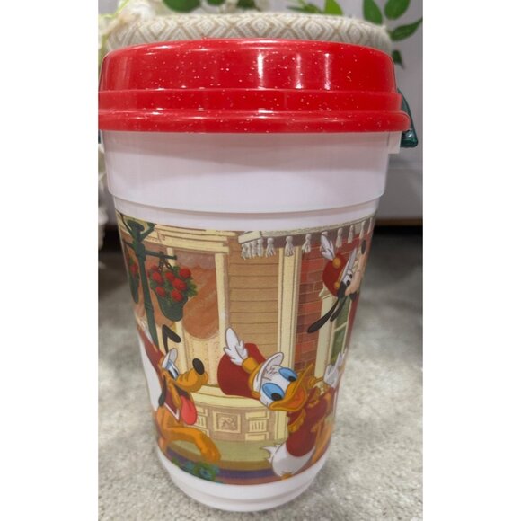 Disney Parks Mickey & Friends Popcorn Buckets Set Of 2 With Handles & Lids - Picture 2 of 11